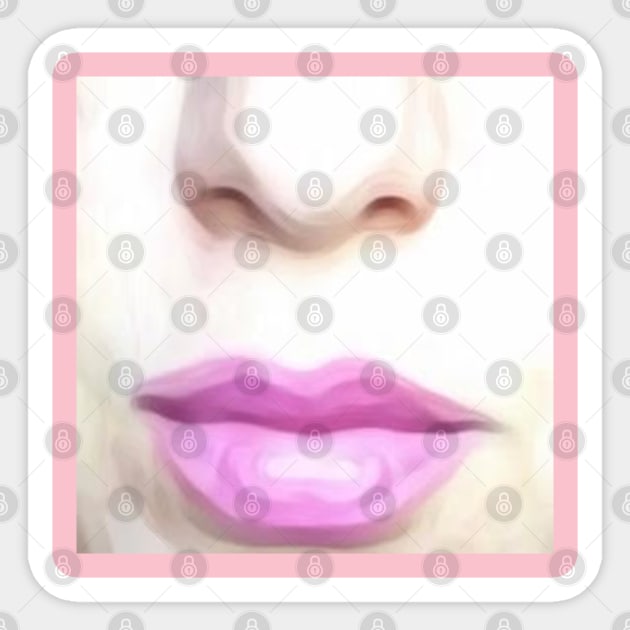 Lips of an Angel Sticker by CocoBayWinning 